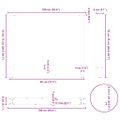 vidaXL Nohy k jedálenskému stolu, prírodná oceľ, 2 ks, 100 x (72-73) cm, oceľ