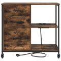 vidaXL Kabinet s nabíjacou stanicou 76 x 41 x 72 cm Kompozitné drevo