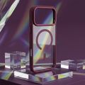 Color Clear Mag puzdro pre iPhone 17 Pro 6,3" / 18 Pro 6,3'' tmavá čerešňa