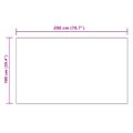 vidaXL Koberec z umelého ovčieho kožucha TAFALLA Krémová 100 x 200 cm