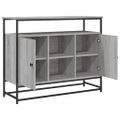vidaXL Komoda sivá sonoma 100x35x80 cm kompozitné drevo
