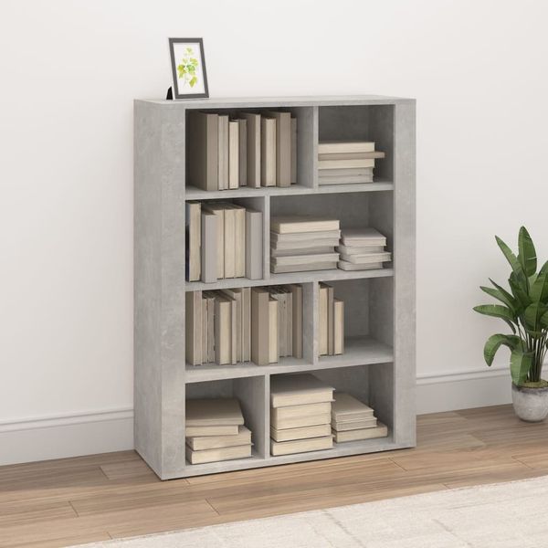 vidaXL Komoda betónovo sivá 80x30x106 cm spracované drevo