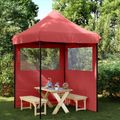 vidaXL Párty stan 200 x 200 x 306 cm Vínovo červená Oxfordská látka