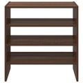 vidaXL Stojany na topánky 2 ks stohovateľné hnedý dub 60x30x30,5 cm