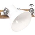 vidaXL Industriálna nástenná lampa biela 90x25 cm E27