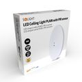 LED stropné osvetlenie Solight WO776 s PIR senzorom, 18W, 33cm