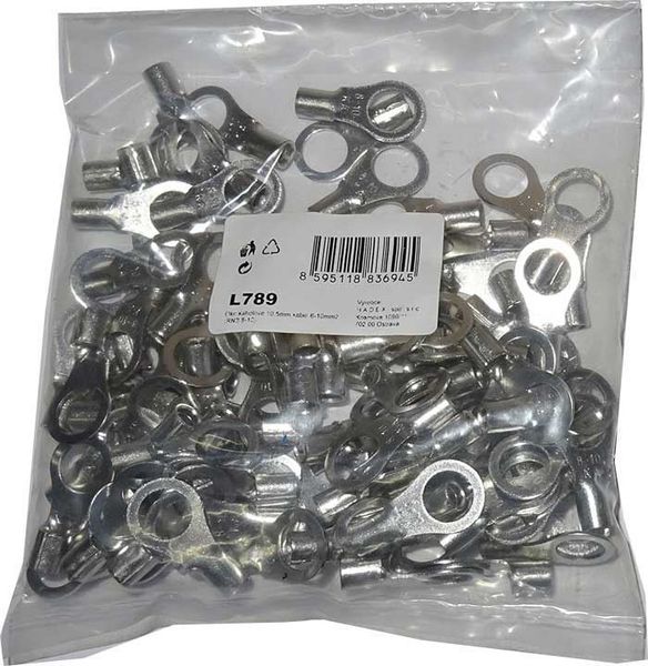 Oko kabelové 10,5 mm, kábel 6-10 mm² (RNB 8-10), balenie 100 ks