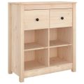 vidaXL Komoda 70x35x80 cm borovicový masív