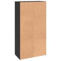 vidaXL Kancelársky kabinet Čierny dub 60 x 32 x 115 cm