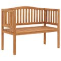 vidaXL Záhradná lavička 120 cm, tíkový masív