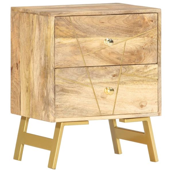 vidaXL Nočný stolík 40x30x50 cm masívne mangovníkové drevo
