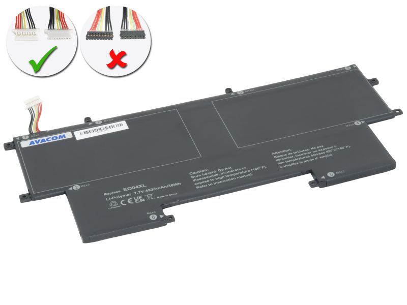 Batéria AVACOM pre HP EliteBook Folio G1 EO04XL Li-Pol 7,7 V 4935mAh 38Wh
