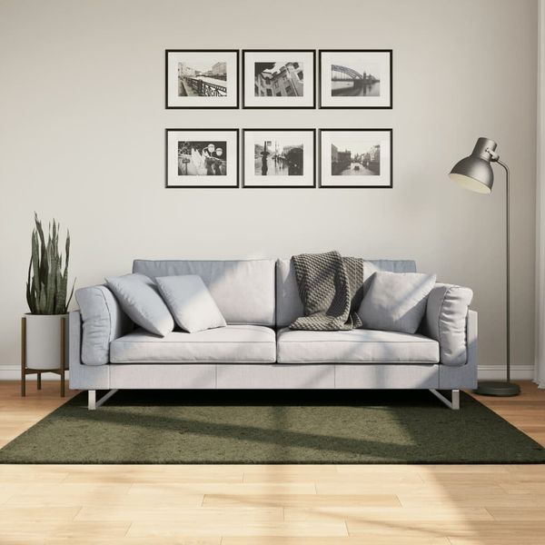 vidaXL Koberec HUARTE krátky vlas mäkký umývateľný zelený 120x170 cm