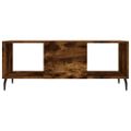 vidaXL Konferenčný stolík dymový dub 102x50x40 cm kompozitné drevo