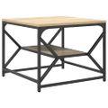 vidaXL Konferenčný stolík Sonoma dub 51 x 50 x 40 cm