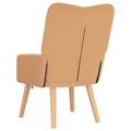 vidaXL kreslo Béžová 63 x 67 x 94 cm Polyester a preglejka
