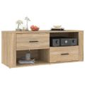 vidaXL TV skrinka dub sonoma 100x35x40 cm spracované drevo