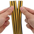 vidaXL Samolepiaca tesniaca páska na okno Čierna 9 x 4 mm 25 m
