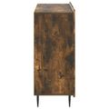vidaXL Servírovacia skriňa Dymový dub 89 x 34,5 x 82 cm