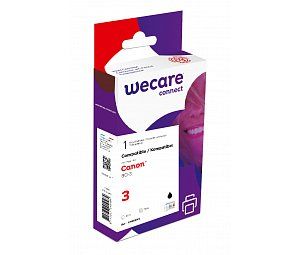 alt. kazeta wecare ARMOR pre CANON BJC 3000/6000, S400/500/600, i550/i850 Black (BCI-3BK) 29ml