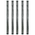 vidaXL Záhradné pletivo 5 ks HDPE 1x1,2 m zelené