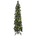 vidaXL Umelý osvetlený vianočný stromček s 60 LED 120 cm