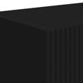 vidaXL TV nástenná skriňa 59,5 x 31 x 100 cm Čierna Kompozitné drevo