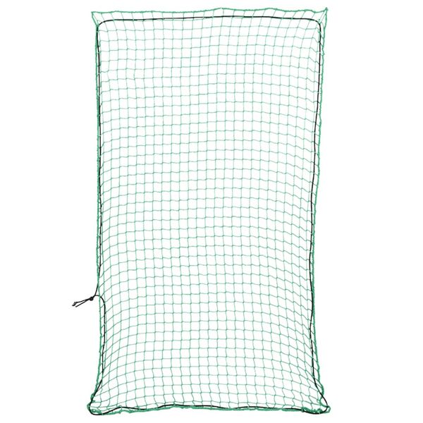 vidaXL Sieť na prívesný vozík s elastickým lanom, zelená 4x2,5 m, PP