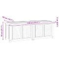 vidaXL Záhradný úložný box s vreckom 150x50x55 cm masívny teak
