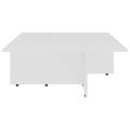 vidaXL Konferenčný stolík biely 79,5x79,5x30 cm drevotrieska
