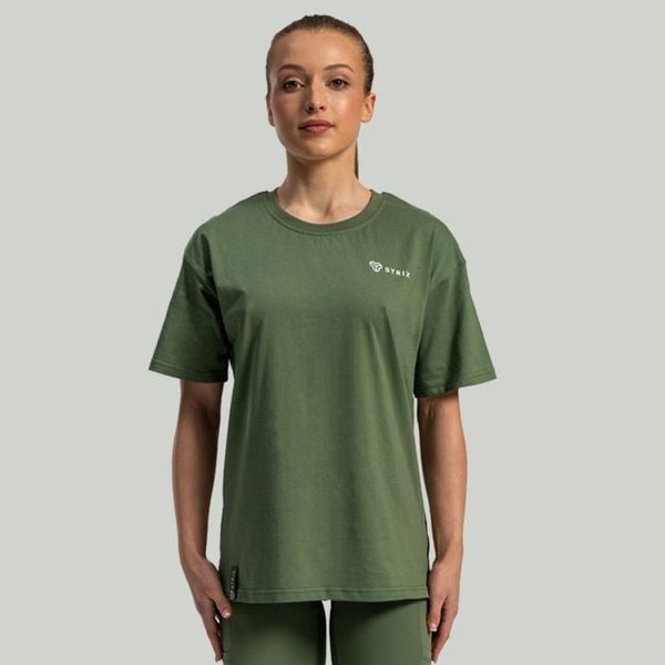 Dámske tričko Lunar Oversized Cedar Green - STRIX, veľkosť S, veľkosť oblečenia S