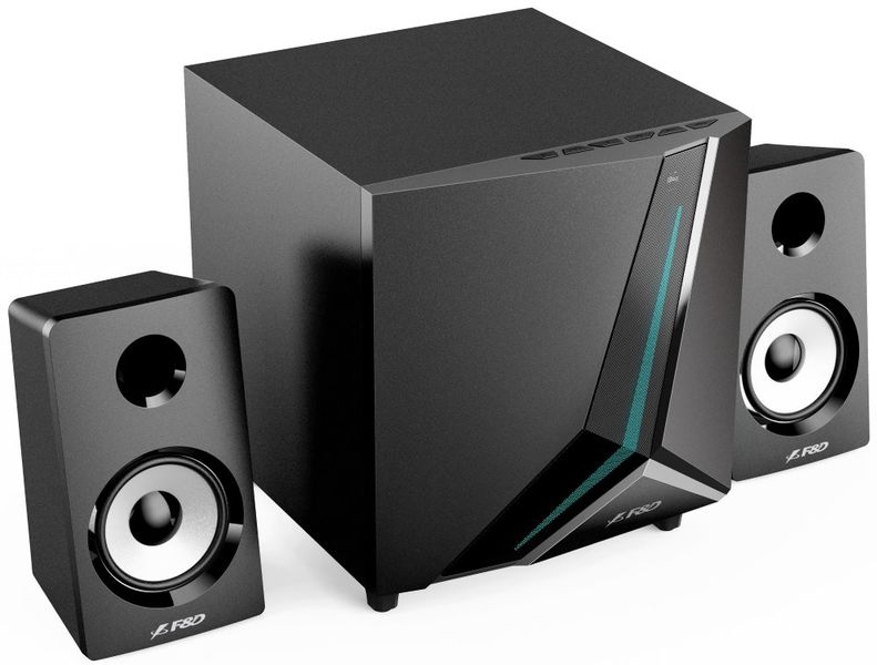 FENDA F&D repro F670X/ 2.1/ 70W/ černé/ BT5.3/ USB přehrávání/ RGB/ dálkové ovládání Reproduktory, herní, 2.1, 70W, Bluetooth 5.3, USB prehrávání, RGB, dálkové ovládání, cerné