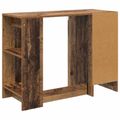 vidaXL Stôl Staré drevo 100 x 40 x 75 cm Kompozitné drevo