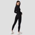 Dámske legíny Ribbed FLO Black - GymBeam