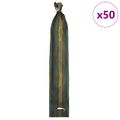 vidaXL Vrecia s pieskom 50 ks Tmavozelená 120 x 27 cm HDPE