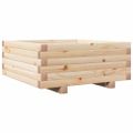 vidaXL Záhradný kvetináč 60x60x26,5 cm masívna borovica