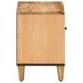 vidaXL Úložné skrine Hnedá 80 x 31,5 x 46 cm Masívne mango drevo