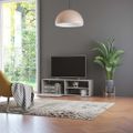 vidaXL TV skrinka, betónovo sivá 120x34x37 cm, kompozitné drevo