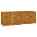 vidaXL Záhradný úložný box 280x87x104 cm masívne akáciové drevo