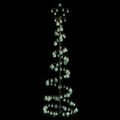 vidaXL LED vianočný stromček s ozdobami 120 LED teplá biela 180 cm