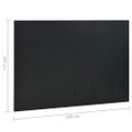 vidaXL 6-panelové paravány 2 ks čierne 240x180 cm oceľ