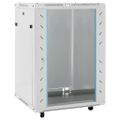 vidaXL 15U Serverová skriňa s otočnými nožičkami 19" IP20 60x45x86 cm