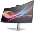 HP/734pm/34"/IPS/3440x1440/120Hz/5ms/Blck-Slvr/3R Monitor, 34" WQHD, 5Mpx AI webkamera, Thunderbolt 4, IPS Black, HDR400, reproduktory DTS Virtual:X, KVM prepínac, prohnutý disple