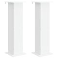 vidaXL Stojan na rastliny 2 ks Biela 30,5 x 30 x 100,5 cm