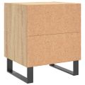 vidaXL Nočné stolíky 2 ks dub sonoma 40x35x47,5 cm kompozitné drevo