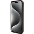 Puzdro Guess pre iPhone 15 6,1" GUHMP15SG4GFRW hnedá HC MAGSAFE PU 4G RING CLASSIC LOGO