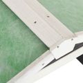 vidaXL Garáž na robotickú kosačku 72x87x50 cm sivo-biela jedľa