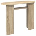 vidaXL Konzolový stôl Dub sonoma 100 x 39,5 x 75 cm Kompozitné drevo