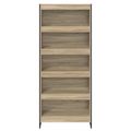 vidaXL Knižnica 80 x 30 x 189,5 cm Kompozitné drevo Sonoma