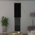 vidaXL Žalúzia Čierny 213 x 50 cm 25 mm PVC